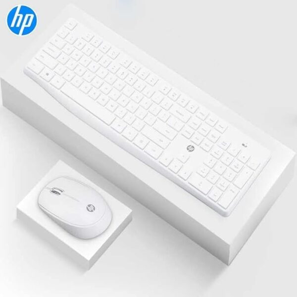 كومبو لاسلكي HP CS10 أبيض (كيبورد وماوس)